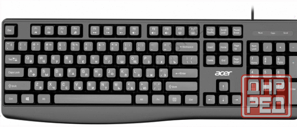 Клавиатура (арт-3025) Acer Okw301 черный Usb (Zl.Kbdcc.01a) Макеевка - изображение 1