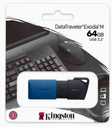 Флеш-диск - арт-4886 Kingston Datatraveler Exodia M 64gb (Dtxm/64gb) Макеевка