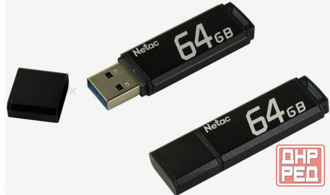 Накопитель (арт:арт-8238) Usb 2.0 64гб Netac U351 (Nt03u351n-064g-20bk), черный Макеевка - изображение 3