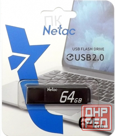 Накопитель (арт:арт-8238) Usb 2.0 64гб Netac U351 (Nt03u351n-064g-20bk), черный Макеевка - изображение 1