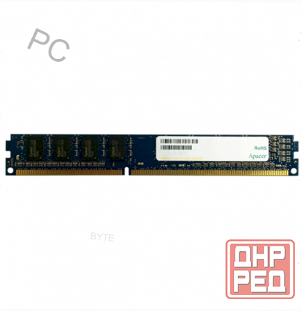 Оперативная (арт-8985) память Dimm Ddr3 Apacer 4gb 1600mhz (Au04gfa60catbgl) б/у Донецк - изображение 1