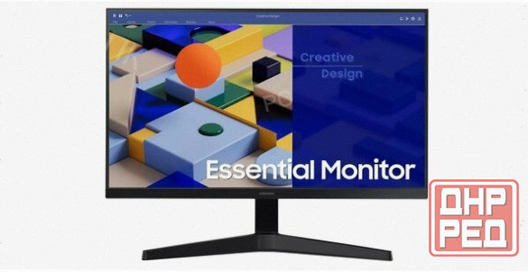 Монитор (арт-7888) 27" Samsung S27c310eai черный Ips 75hz 1920x1080, 5ms, 250 Cd/M2 D-Sub Hdmi Макеевка - изображение 1