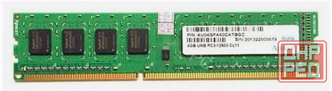 Оперативная - арт-5995 память Dimm Ddr3 Apacer 4 гб 1600 мгц Cl11 (Au04gfa60catbgc) Донецк - изображение 1