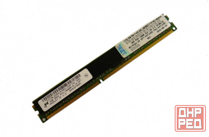 Оперативная - арт-4933 память Ddr3 Micron 4 гб 1333 мгц Dimm Cl9 Mt36jbzs51272py-1g4d1ba (Ecc) б/у Донецк - изображение 1