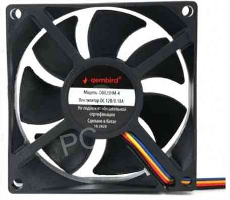 Вентилятор - арт-2832 Gembird 80x80x25mm D8025hm-4 Макеевка