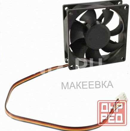 Вентилятор - арт-2832 Gembird 80x80x25mm D8025hm-4 Макеевка - изображение 3