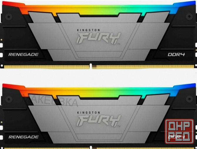 Оперативная (арт:арт-7078) память Kingston Fury Renegade Rgb (Kf432c16rb12ak2/32) (2x16gb Kit) Донецк - изображение 1