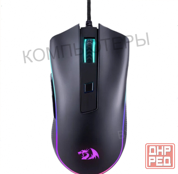Мышь (ар:арт-8084) проводная Redragon (72075) Cypher, чёрный Макеевка - изображение 1