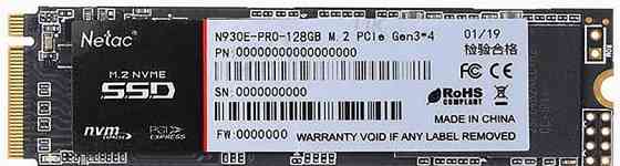 Ssd - арт-5642 M.2 Nvme твердотельный накопитель Netac N930e Pro 128 гб (Nt01n930e-128g-E4x) Донецк