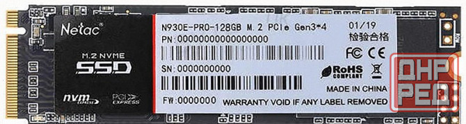 Ssd - арт-5642 M.2 Nvme твердотельный накопитель Netac N930e Pro 128 гб (Nt01n930e-128g-E4x) Донецк - изображение 1