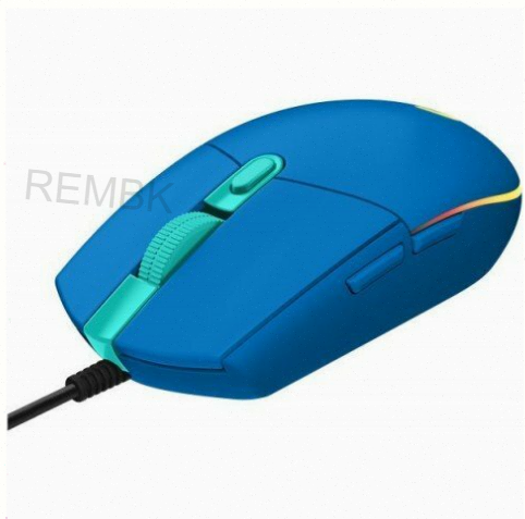 Игровая (арт:арт-1014) мышь Logitech Usb G102 Lightsy Blue 910-005810 проводная Макеевка