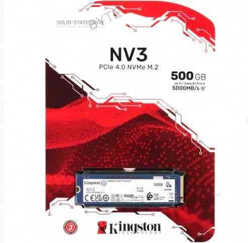 Твердотельный - арт-9574 накопитель Ssd M.2 Nvme Kingston Nv3 500gb [Snv3s/500g] Донецк