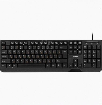 Комплект (ар:арт-5943) клавиатура и мышь Sven Kb-S330c черный (Sv-017309) Макеевка