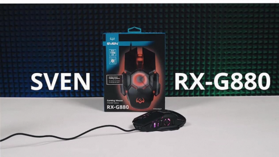 Игровая (ар:арт-2409) мышь / компьютерная мышь Sven Rx-G880 / 6+1кл. / 400-7000 Dpi / по / вентилято Макеевка