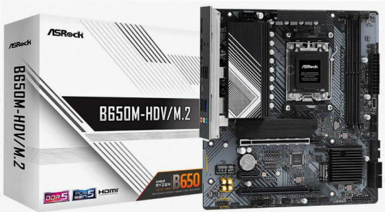 Материнская [арт-5976] плата Asrock B650m-Hdv/M.2 (Am5 Matx) Донецк