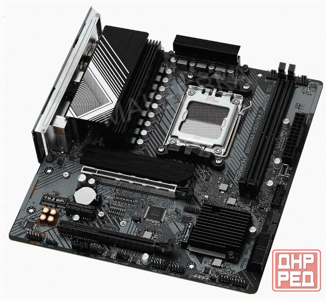 Материнская [арт-5976] плата Asrock B650m-Hdv/M.2 (Am5 Matx) Донецк - изображение 3