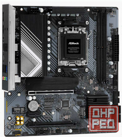 Материнская [арт-5976] плата Asrock B650m-Hdv/M.2 (Am5 Matx) Донецк - изображение 4