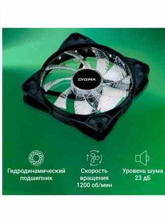 Вентилятор (арт:арт-4942) для корпуса Dfan-Frgb2 Rgb 120х120x25 (Molex) Макеевка