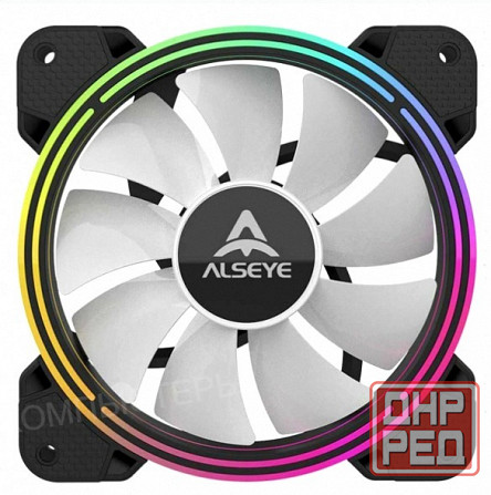 Комплект (ар:арт-4465) вентиляторов для корпуса 3шт. Alseye Halo 4.0-B Kit Argb Макеевка - изображение 3