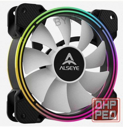 Комплект (ар:арт-4465) вентиляторов для корпуса 3шт. Alseye Halo 4.0-B Kit Argb Макеевка - изображение 4