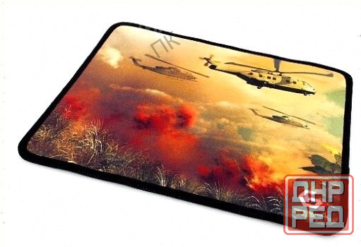 Коврик - арт-3073 для мыши Gembird "вертолёты" 250х200х3мм ткань+резина Mp-Game34 Макеевка - изображение 2