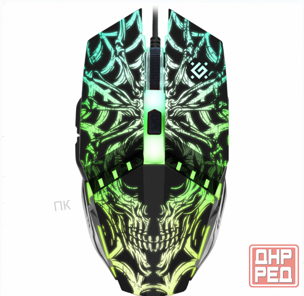 Мышь (ар:арт-5825) Defender Prototype Gm-670l, черный (52670) оптический, 2400 Dpi, Usb Макеевка - изображение 3