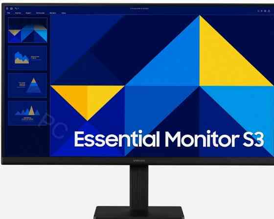 Монитор [арт-5236] 23.6" Samsung S24d300gai, Ips/Fullhd/100гц (Ls24d300gaixci) черный Макеевка