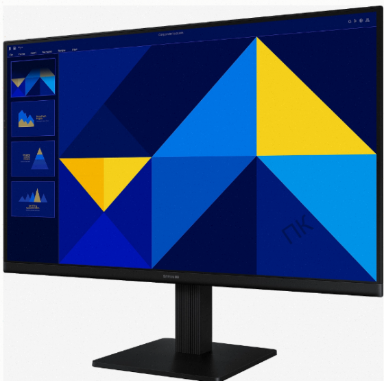 Монитор [арт-5236] 23.6" Samsung S24d300gai, Ips/Fullhd/100гц (Ls24d300gaixci) черный Макеевка