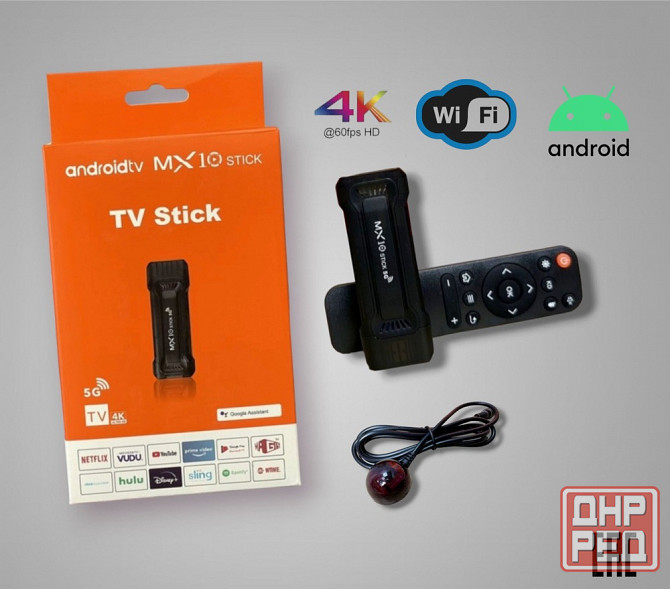 TV Stick Android TV MX10 STICK Донецк - изображение 1