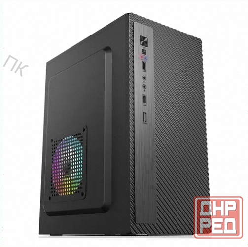 Корпус [арт-3754] Matx Accord Entry Acc-2053b, Mini-Tower, без бп, черный Макеевка - изображение 1