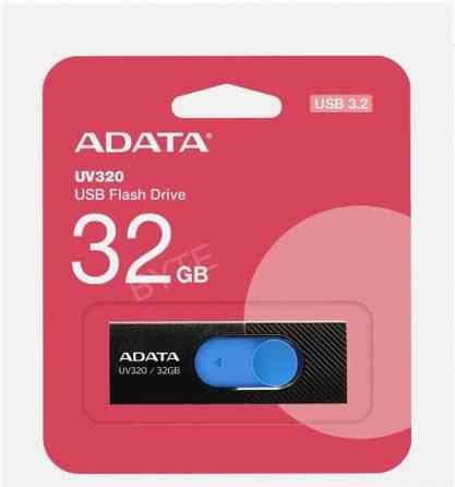 Флэш-накопитель (арт:арт-1561) A-Data Uv320 32гб, Usb3.2, черный/синий(Auv320-32g-Rbkbl) Макеевка