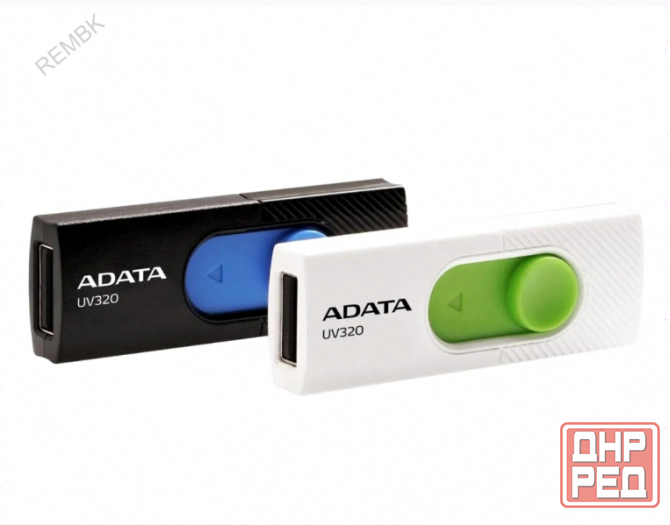 Флэш-накопитель (арт:арт-1561) A-Data Uv320 32гб, Usb3.2, черный/синий(Auv320-32g-Rbkbl) Макеевка - изображение 3