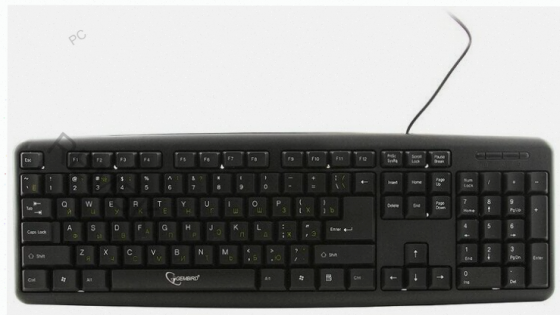 Клавиатура (ар:арт-8572) Gembird Kb-8320u-Bl, Usb, черный тип подключения: проводная, интерфейс: Usb Макеевка