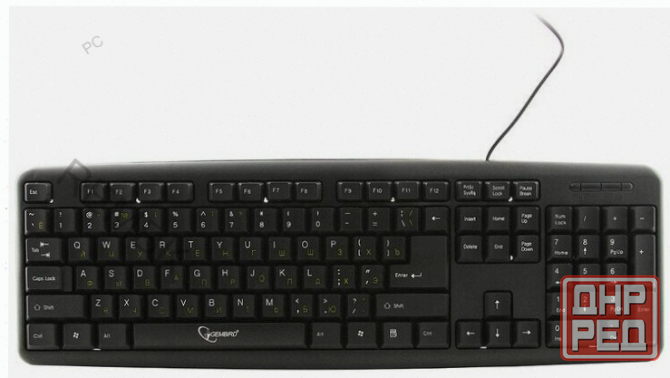 Клавиатура (ар:арт-8572) Gembird Kb-8320u-Bl, Usb, черный тип подключения: проводная, интерфейс: Usb Макеевка - изображение 2