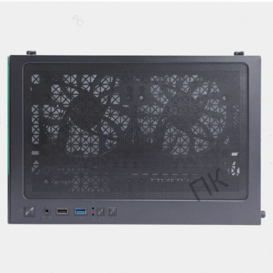 Корпус [арт-7609] 1stplayer Miku Mi2 Black (Mi2-Bk-3f1) / Matx / 3x120mm Led Fans Макеевка