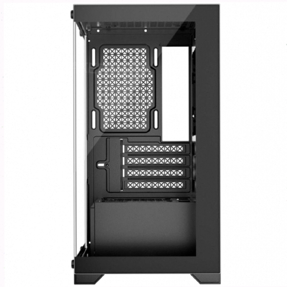 Корпус [арт-7609] 1stplayer Miku Mi2 Black (Mi2-Bk-3f1) / Matx / 3x120mm Led Fans Макеевка