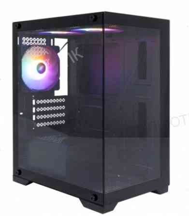 Корпус [арт-7609] 1stplayer Miku Mi2 Black (Mi2-Bk-3f1) / Matx / 3x120mm Led Fans Макеевка