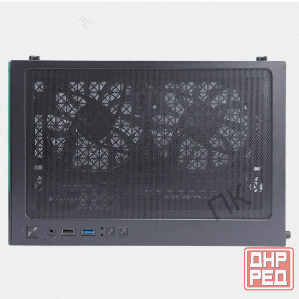 Корпус [арт-7609] 1stplayer Miku Mi2 Black (Mi2-Bk-3f1) / Matx / 3x120mm Led Fans Макеевка - изображение 3