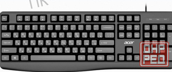 Клавиатура (арт:арт-1892) Acer Okw301 черный Usb (Zl.Kbdcc.01a) Донецк - изображение 1