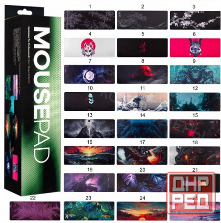 Коврик (ар:арт-2022) для мышки Xxl в ассортименте (300*800*2mm) Макеевка - изображение 1