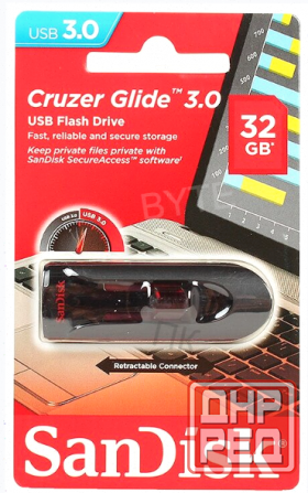 Usb (арт-5267) Flash Drive 32gb - Sandisk Cruzer Glide Sdcz600-032g-G35 Донецк - изображение 1
