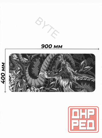 Коврик (арт-3124) для мышки Gaming Loot Xxl (900x400x3), темно-серый Макеевка - изображение 1