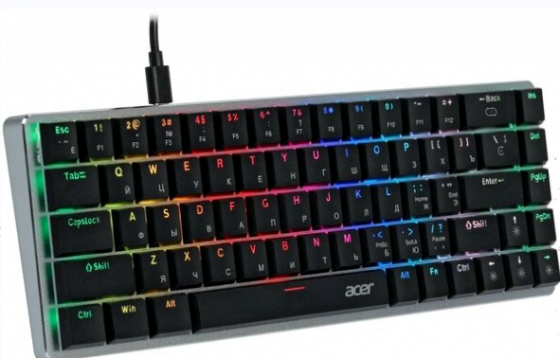 Игровая [арт-3466] клавиатура Acer Okw302 механическая Led (Zl. Kbdcc.01c) Донецк