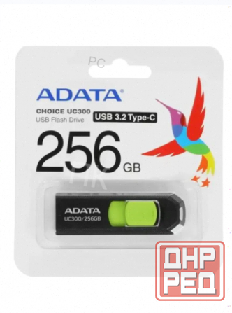 Память - арт-4358 Usb Flash 256 гб Uc300 Acho-Uc300-256g-Rbk/Gn черный Макеевка - изображение 1