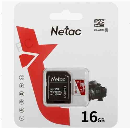Карта (ар:арт-7472) памяти Netac P500 Eco Microsdhc 16 гб [Nt02p500eco-016g-R] Макеевка