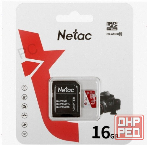 Карта (ар:арт-7472) памяти Netac P500 Eco Microsdhc 16 гб [Nt02p500eco-016g-R] Макеевка - изображение 1
