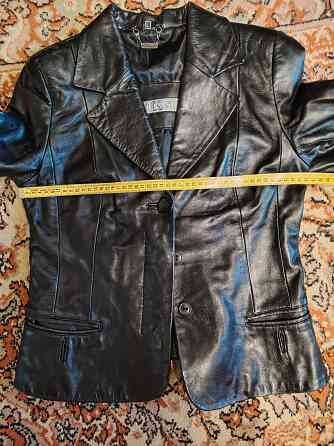Куртка - жакет кожаная женская Макеевка
