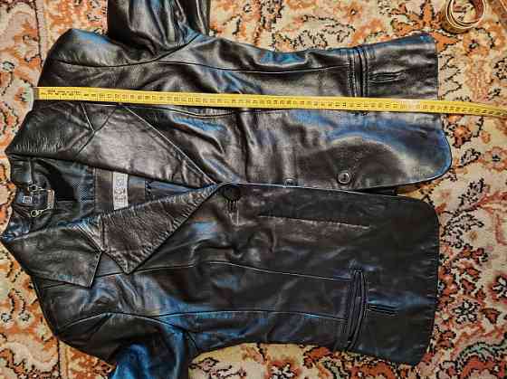 Куртка - жакет кожаная женская Макеевка