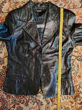 Куртка - жакет кожаная женская Макеевка