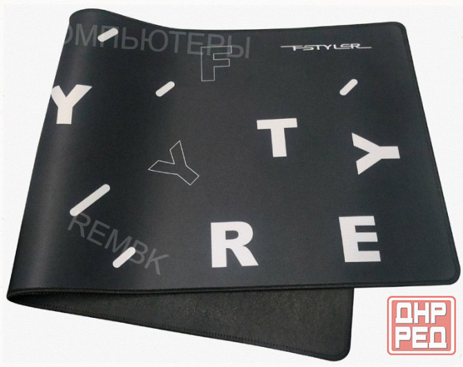 Коврик (арт:арт-1772) для мыши A4tech Fstyler Fp75 черный/белый 750x300x2мм Донецк - изображение 3